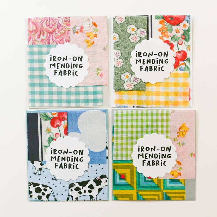 Make & Mend - Wholesale Patch - Iron-On Mending Patch Pack
