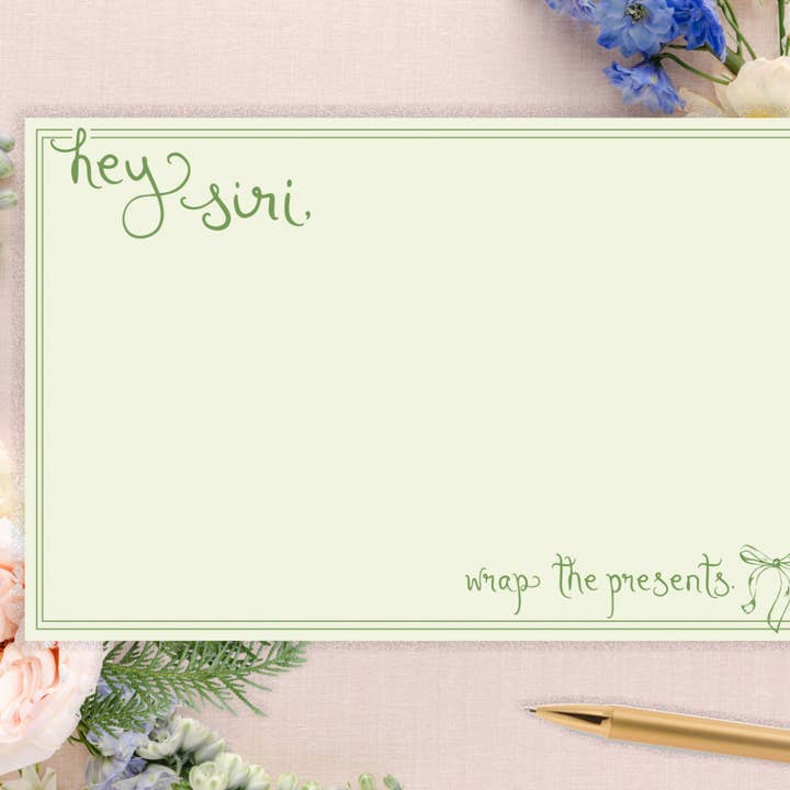 Blocco note a lastre divertenti da 5,5 x 8,5 cm con confezione regalo natalizia per la vendita all'ingrosso da parte di Ashley Triggiano Art & Design