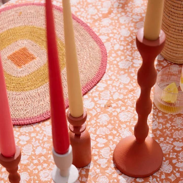 Bonheur du Jour - Wholesale Placemat - Mada Table Set - Pink Coral1