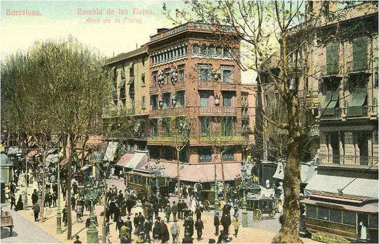 Found Image Press - Wholesale Sticker - Sticker MF-172 Rambla de las Flores, Barcelona, Spain0