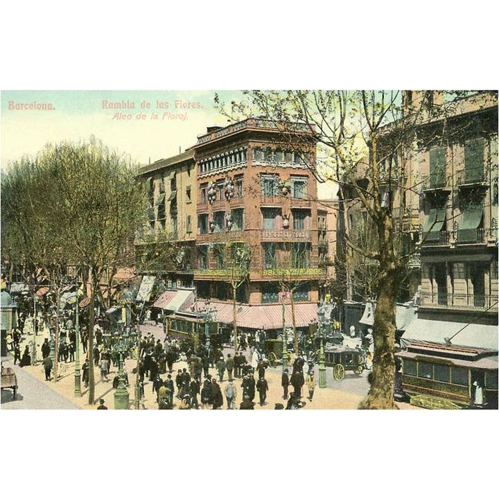 Found Image Press – Adesivo por atacado – Autocolante MF-172 Rambla de las Flores, Barcelona, Espanha