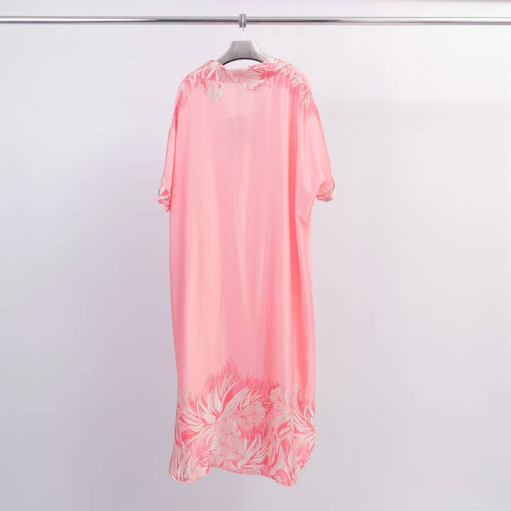 Cecile Wang - Vente Robe – femme - Robe en satin imprimé motif floral KD6917VS-41