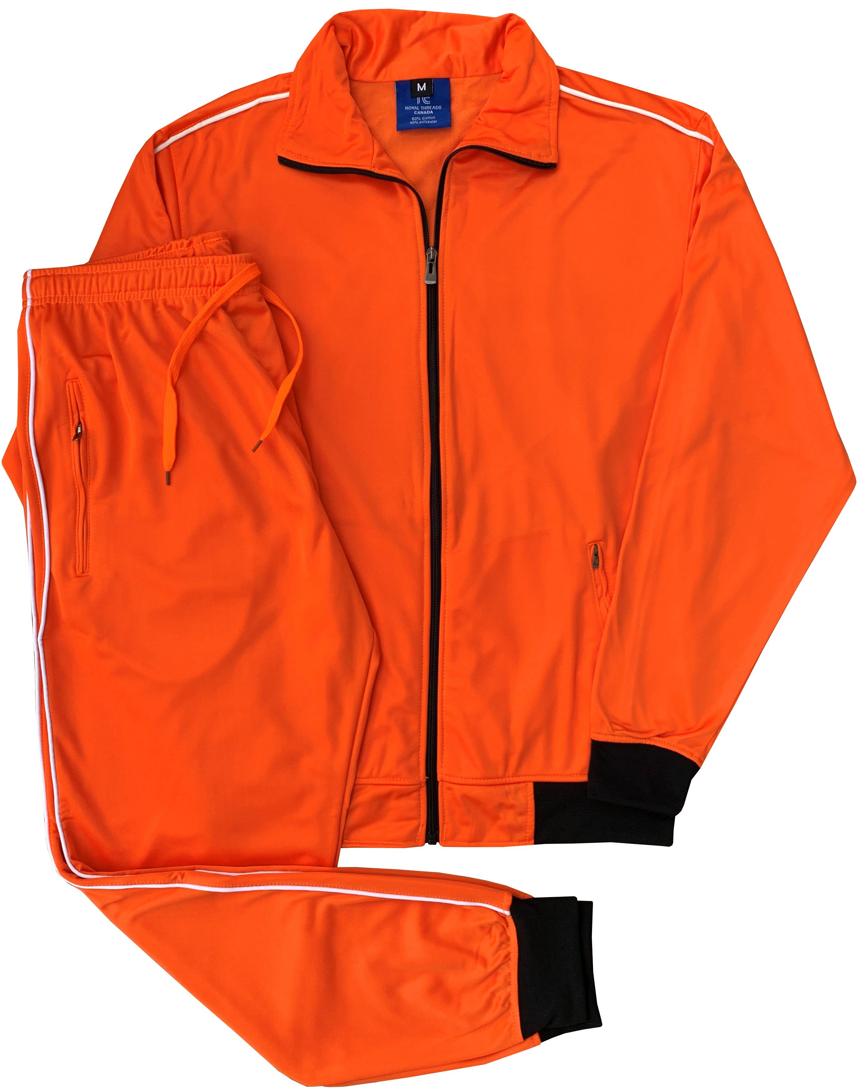 Royal Threads - Wholesale Tracksuit - Men's - Men's 2-piece Classic Solid Plain Jogger Tracksuit1