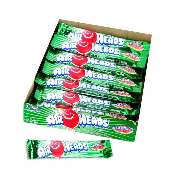 I Got Your Candy - Wholesale Taffy - Airheads Taffy Watermelon 0.55oz - 36ct