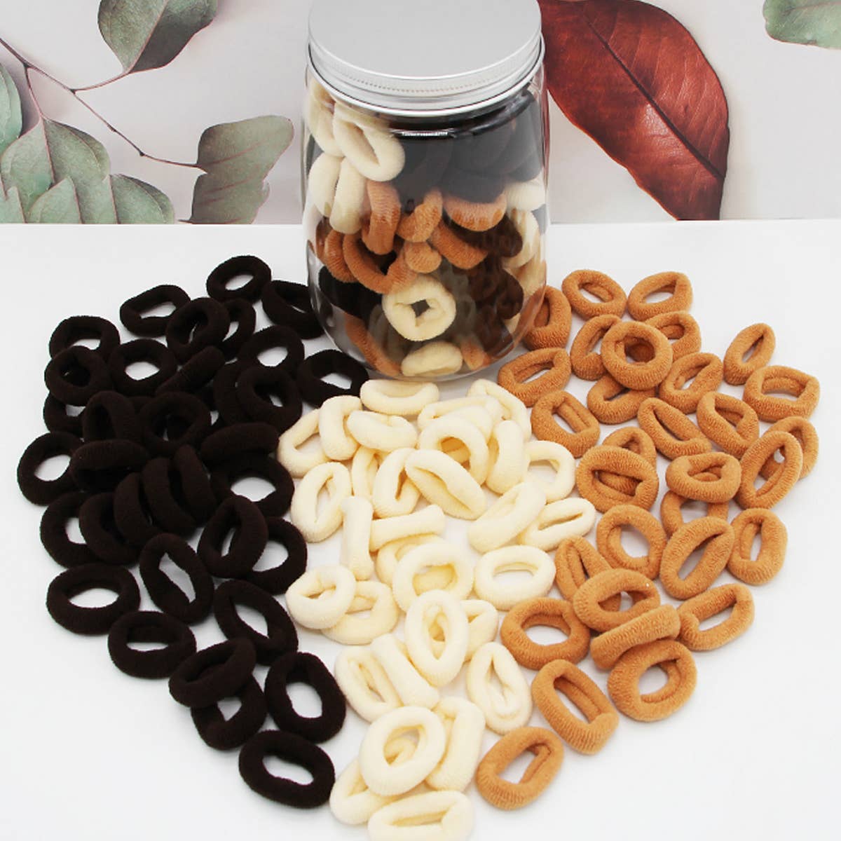 ACCITY - Wholesale Hair Tie - CHILDREN HIGH ELASTIC HAIR TIES(100PCS/BOX)_CWAHA05034