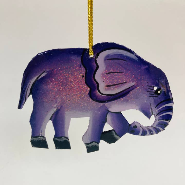 Metal Elephant Ornament for wholesale by Dandarah