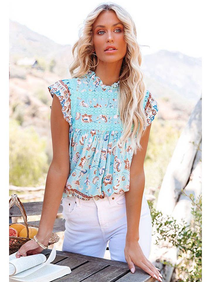 NAOMI & CO PTY LTD - Wholesale Blouse – Women’s - Everest Crochet Top - Peach8