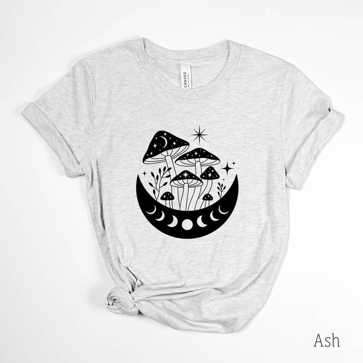 208 Tees - Wholesale Screen Printed T-Shirt - Women's - Mystic Magic Mushroom TShirt Forage Graphic Tee 176