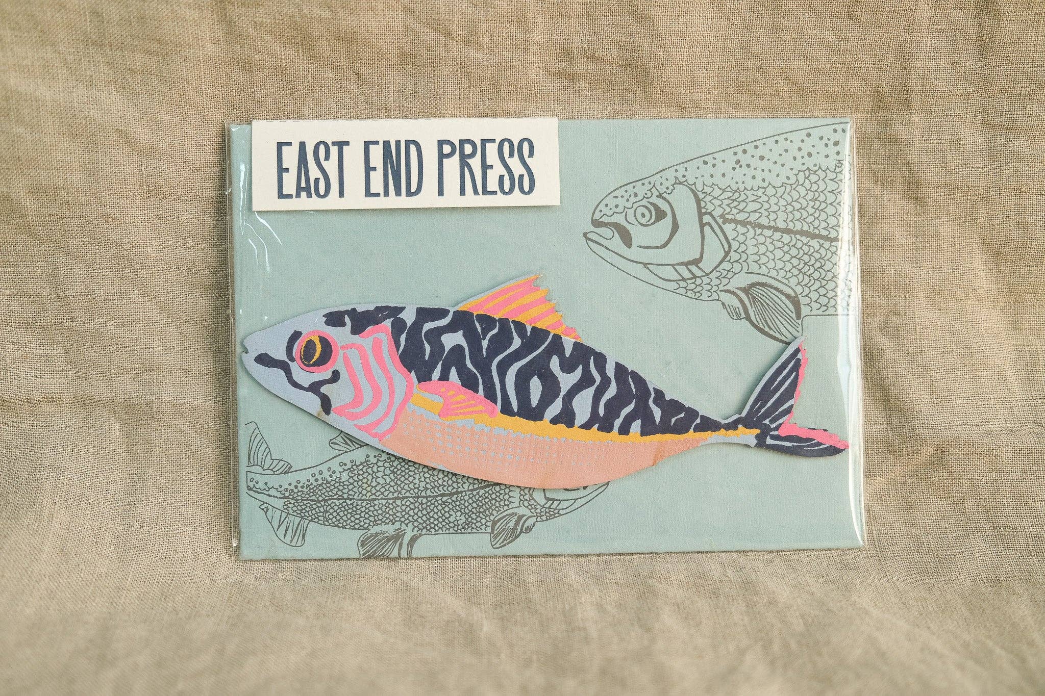 East End Press - Wholesale Everyday Greeting Card - Mackerel Greeting Card4