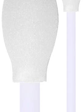 (Case of 2,000 Swabs) 74-0123: 4” Overall Length Swab with Teardrop Shaped Foam Mitt: Flash Sale for wholesale by Swab-its