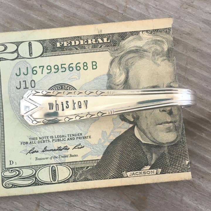 Fermasoldi con cucchiaio stampato - Singolo per la vendita all'ingrosso da parte di Laughing Frog Studio