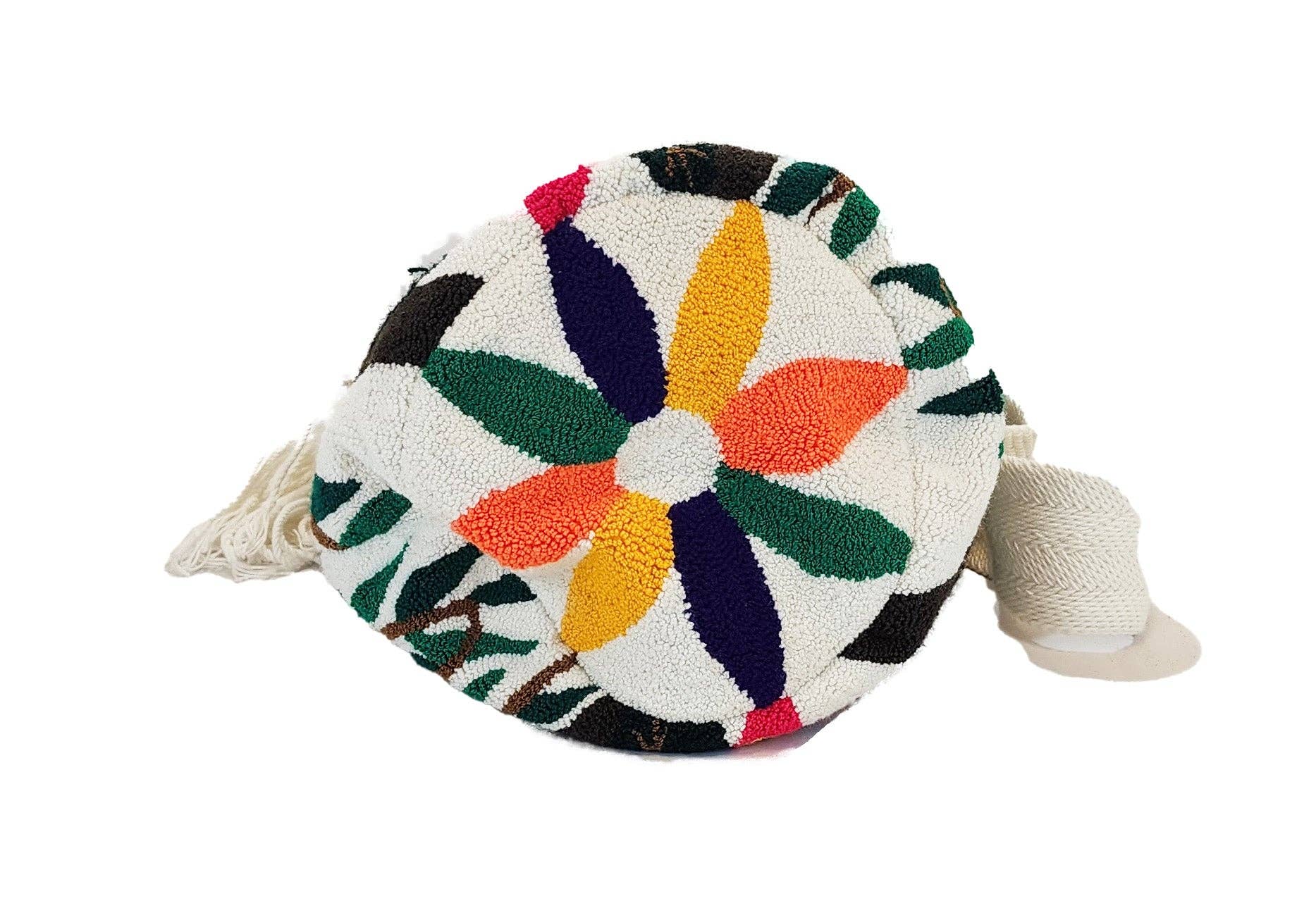 Wuitusu - Wholesale Crossbody Bag - Women's - Lilianna Large Handmade Punch-needle Wayuu Mochila Bag3