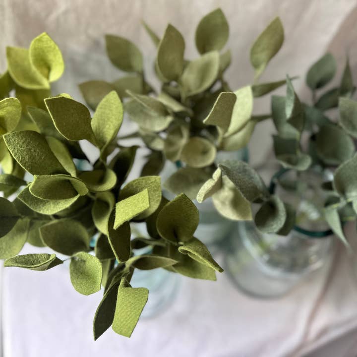 Fleurish Felt Flower Co. - Wholesale Artificial Flowers - Felt Greenery Stems7