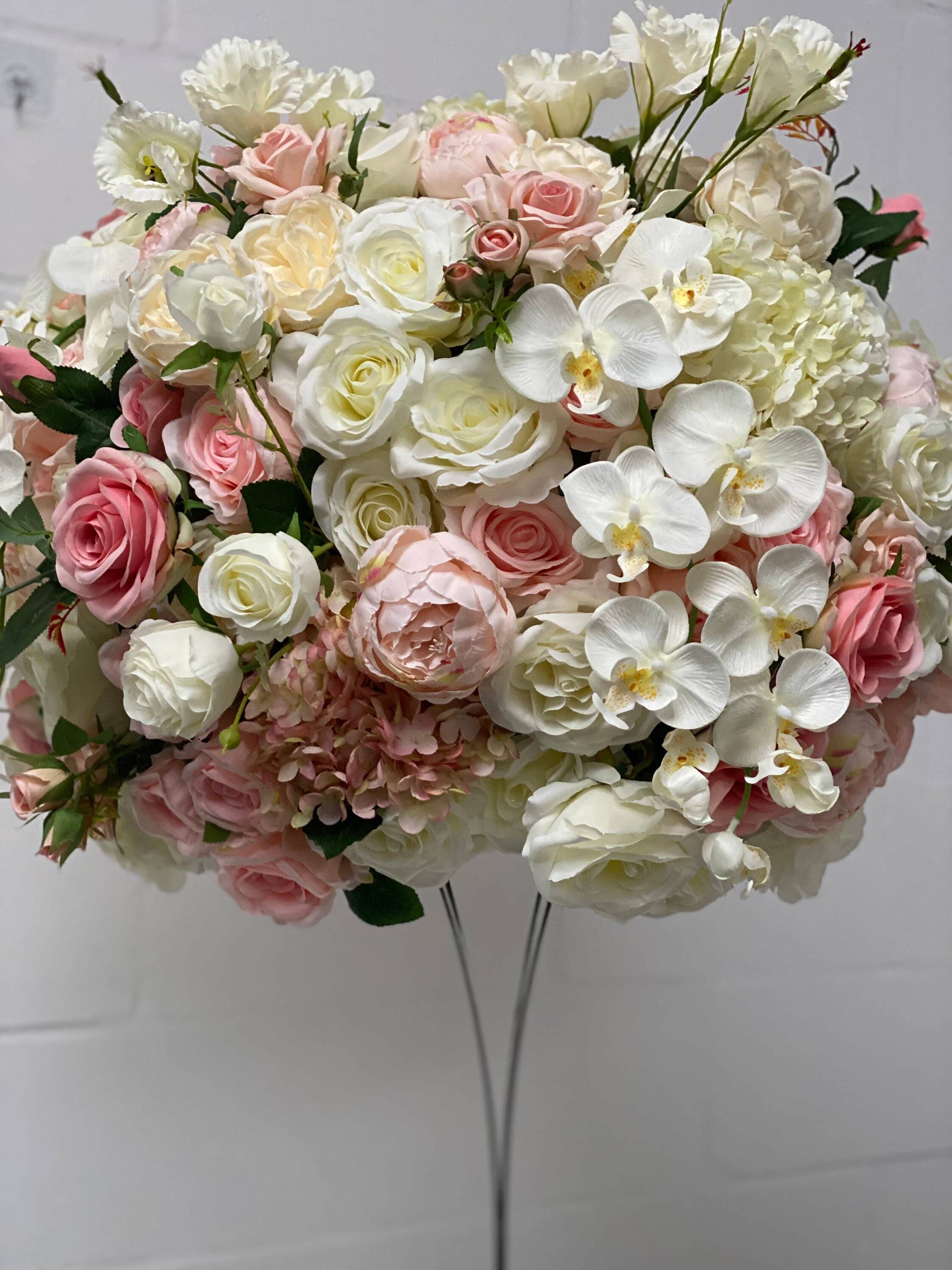 IVY CRUZ - Wholesale Artificial Flowers - Blush Large Artificial Flowers Table Centrepiece6