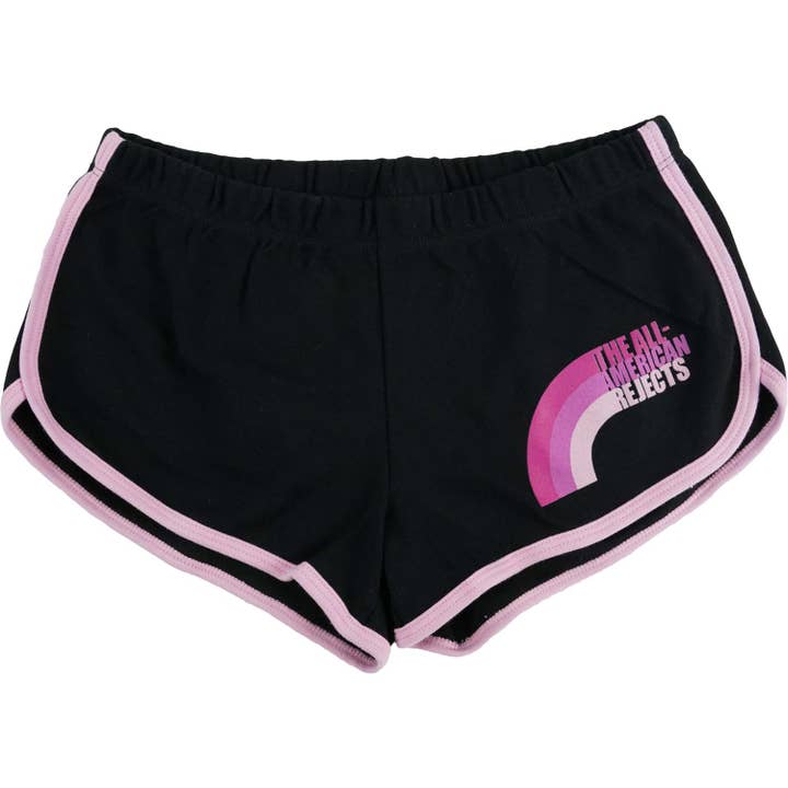 Rockabilia - Wholesale Shorts - Kids - All Rainbow Logo Girl's Retro shorts Booty Shorts