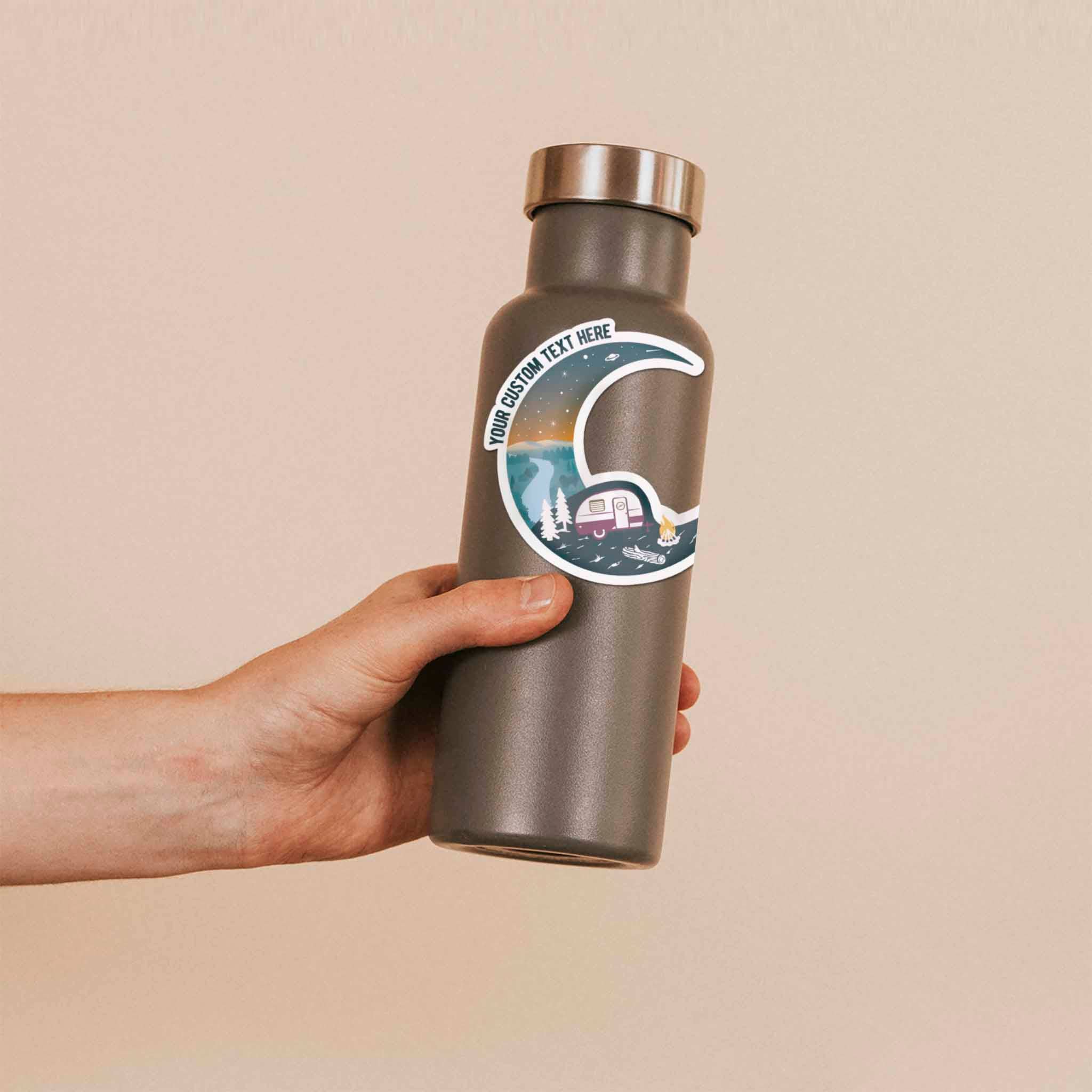 Sentinel Supply - Wholesale Sticker - Custom Forest RV Moon Stickers - Campground Name Drop Decals6