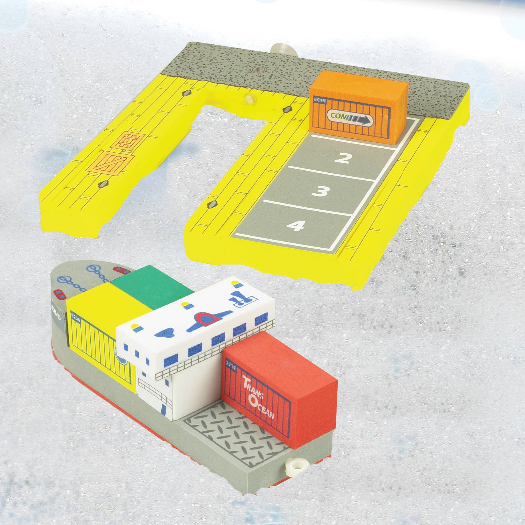 Buque portacontenedores y carga de Harbour Town para venta al por mayor de Just Think Toys