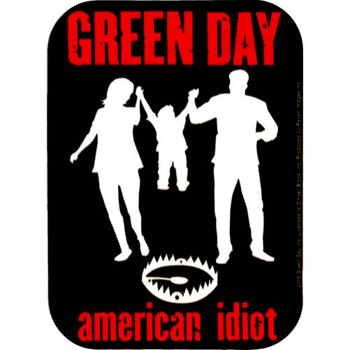 Sticker - Green Day - "American Idiot" - Two Size Options for wholesale by Square Deal Recordings & Supplies