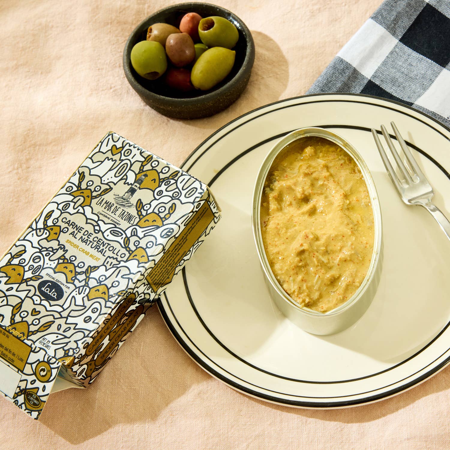 Lata - Wholesale Tinned Fish - La Mar de Tazones Spider Crab Meat1