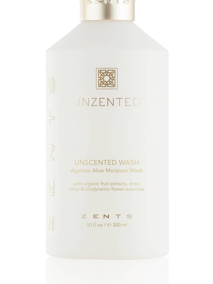Unzented, ZENTS Ageless Aloe Hand & Body Moisture Wash, 10oz for wholesale by ZENTS