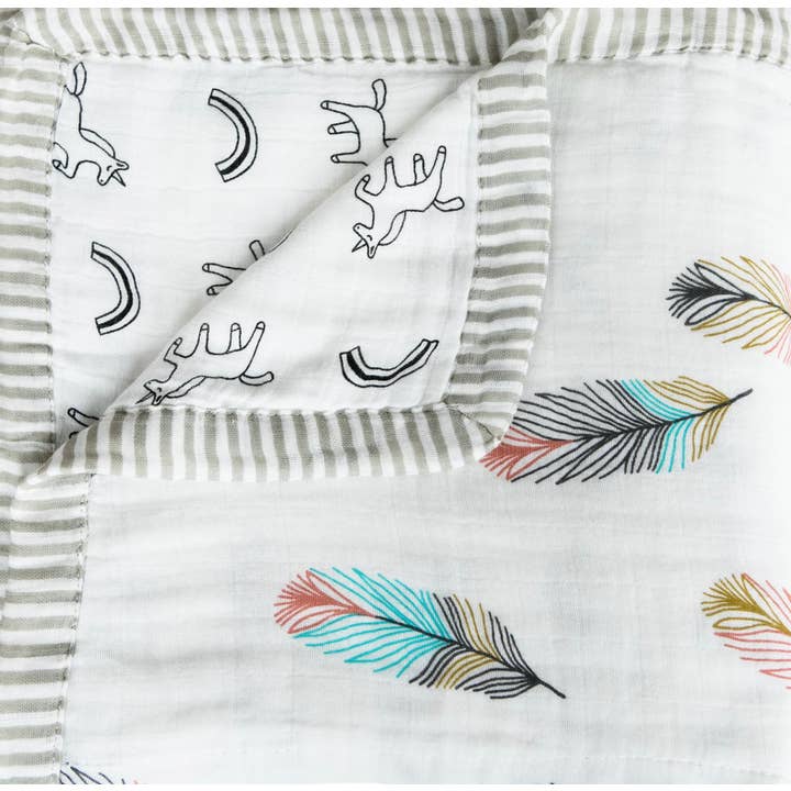 Coperta Bohemian Feather 6 strati per la vendita all'ingrosso da parte di Love Mom