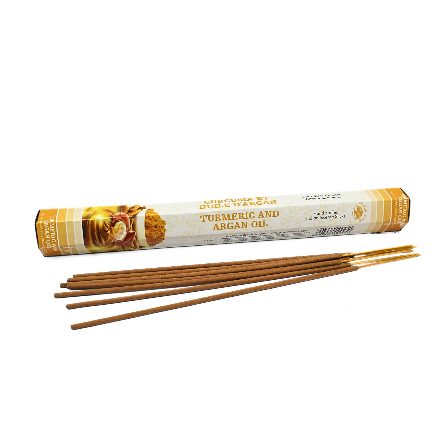 Green Tree - Wholesale Incense - Green Tree Turmeric and Argan Oil Incense2