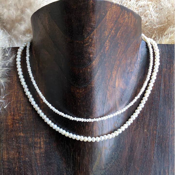 Deja Vu Pearl Necklace for wholesale by Silla