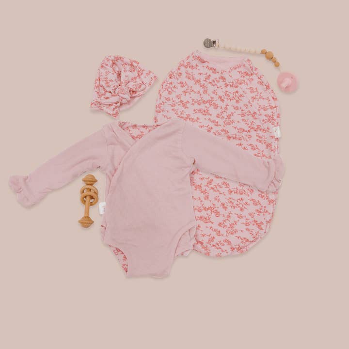 LONG SLEEVE NEWBORN ESSENTIALS BUNDLE for wholesale by Mama Coco