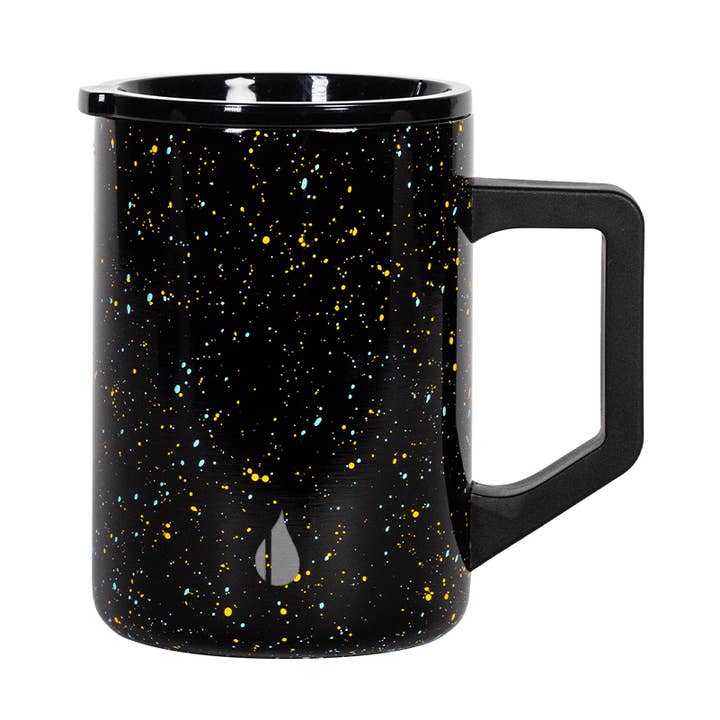 Summit Insulated Outdoor Camp Mug 16oz - Black Speckle for wholesale by Elemental