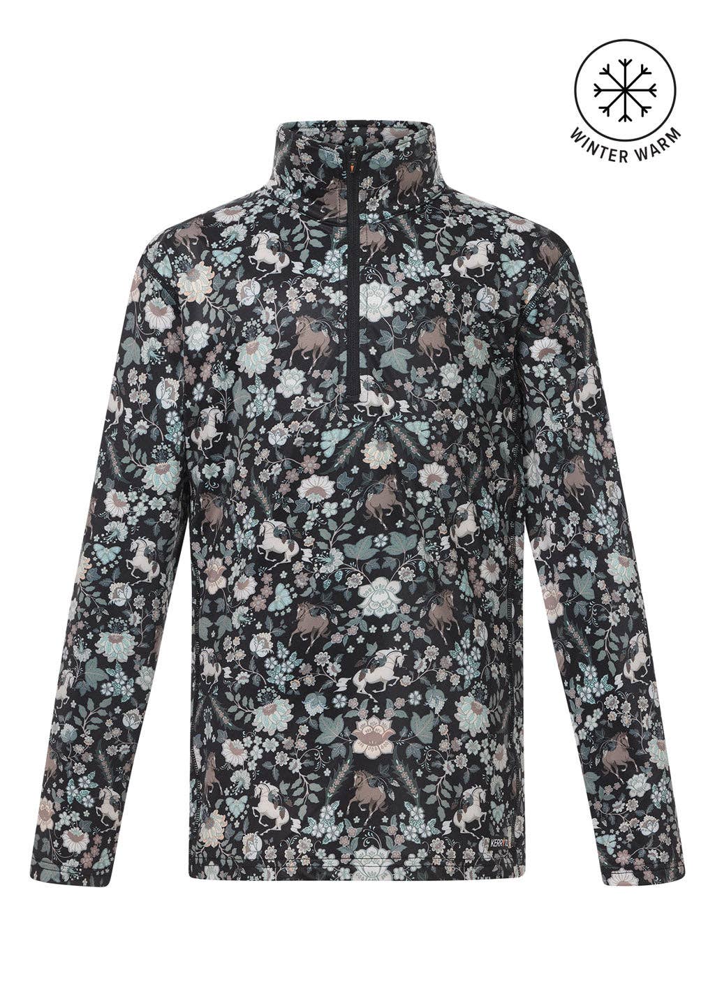 Kerrits - Wholesale Athletic Top - Kids - Kids First Level Quarter Zip Stretch Fleece Tech Top4