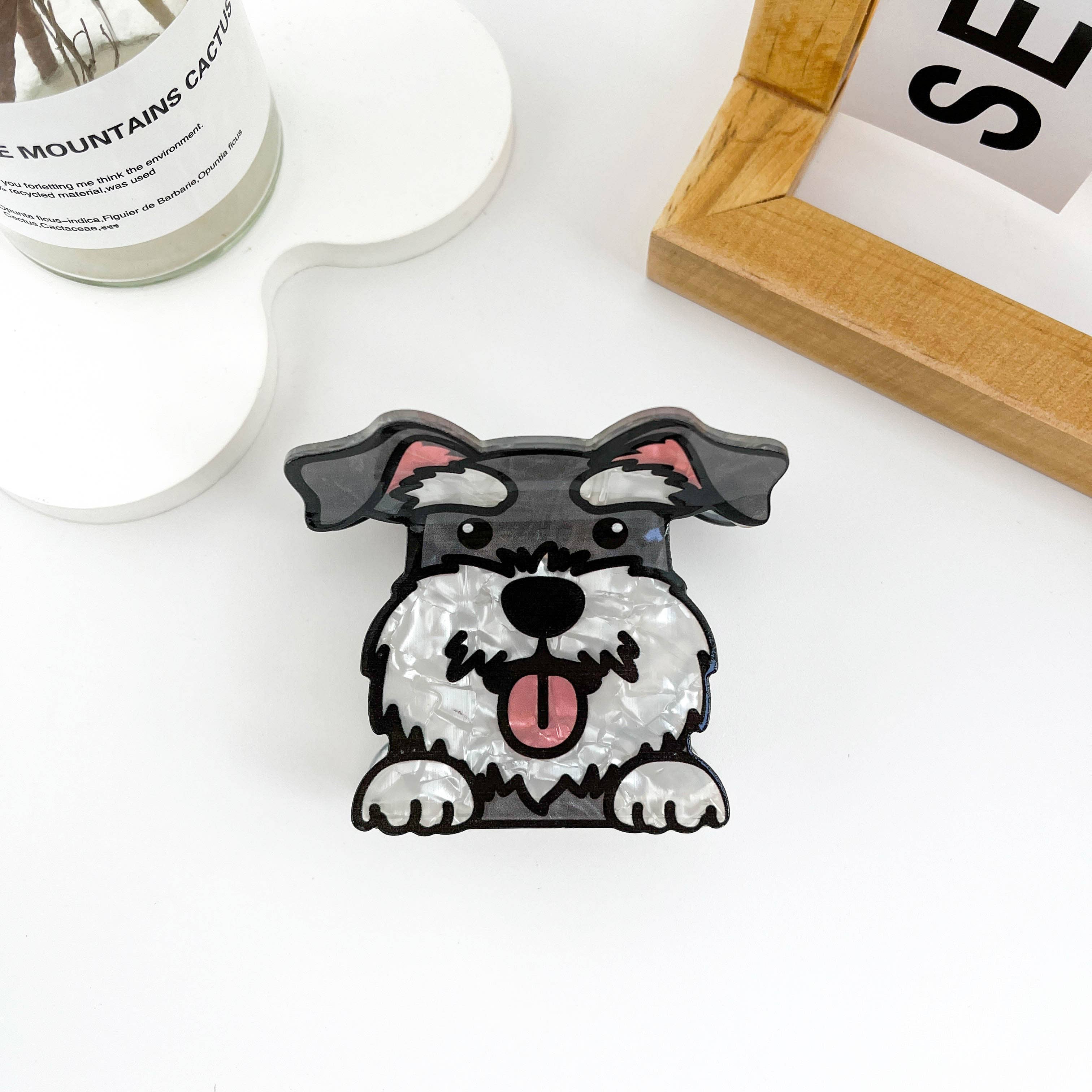 mildstyles - Vente Pince à cheveux – femme - Pince à cheveux mignonne motif chiot0