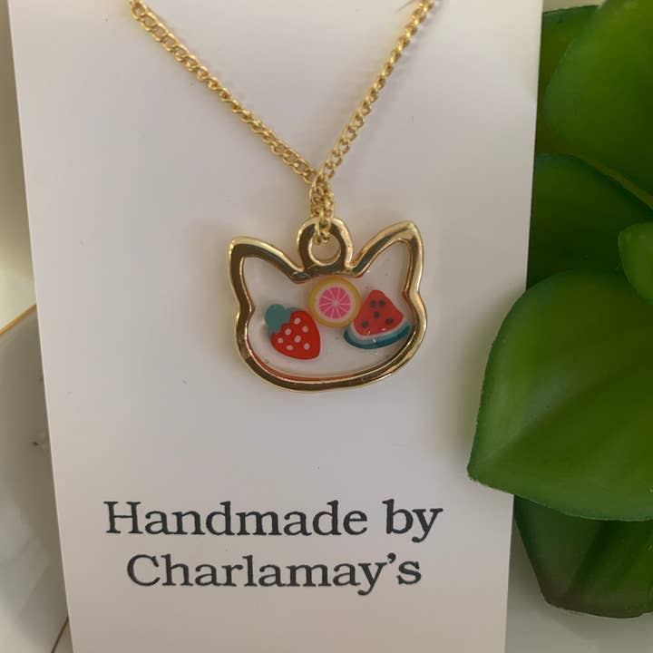 Fruity Cat harpiks halskæde for engroshandel hos Charlmaysllc