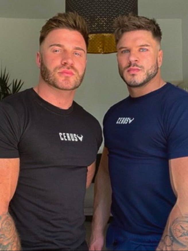 Multipack Muscle Fit T-Shirt Black and Navy for wholesale by Cerus Clothing