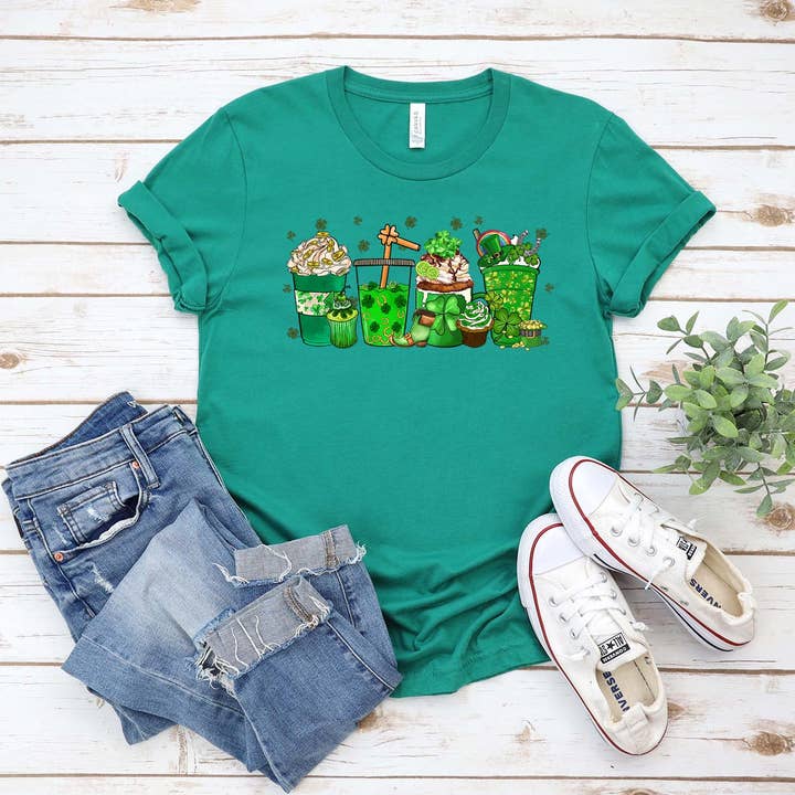 Coffees V. 2 St. Patricks Day Tshirt for wholesale by Sights Ink