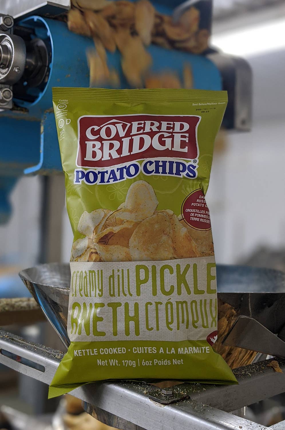 Covered Bridge - Wholesale Chips - 170g Creamy Dill Chips2