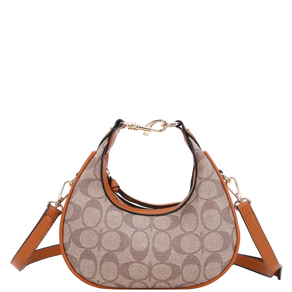 JOIA ACCESSORIES - Wholesale Crossbody Bag - Women's - OVAL PRINT DESIGN CROSSBODY BAG, FT 12233