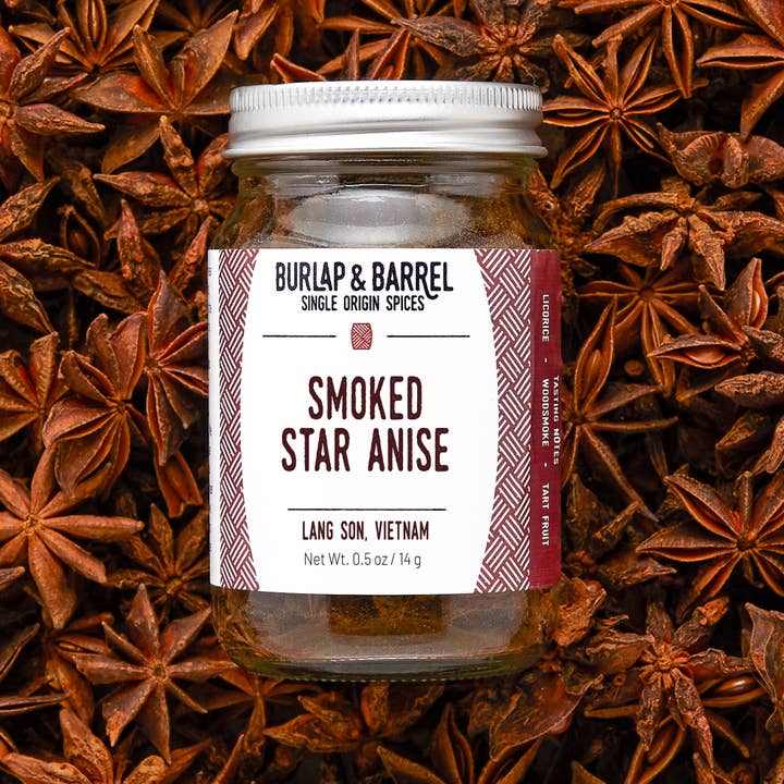 Burlap & Barrel - Wholesale Dried Spice - Smoked Star Anise - Single Origin Spice & Seasoning