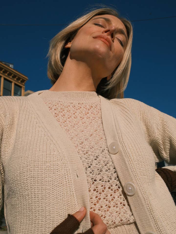 Ayni Cardigan for wholesale by Yanawara