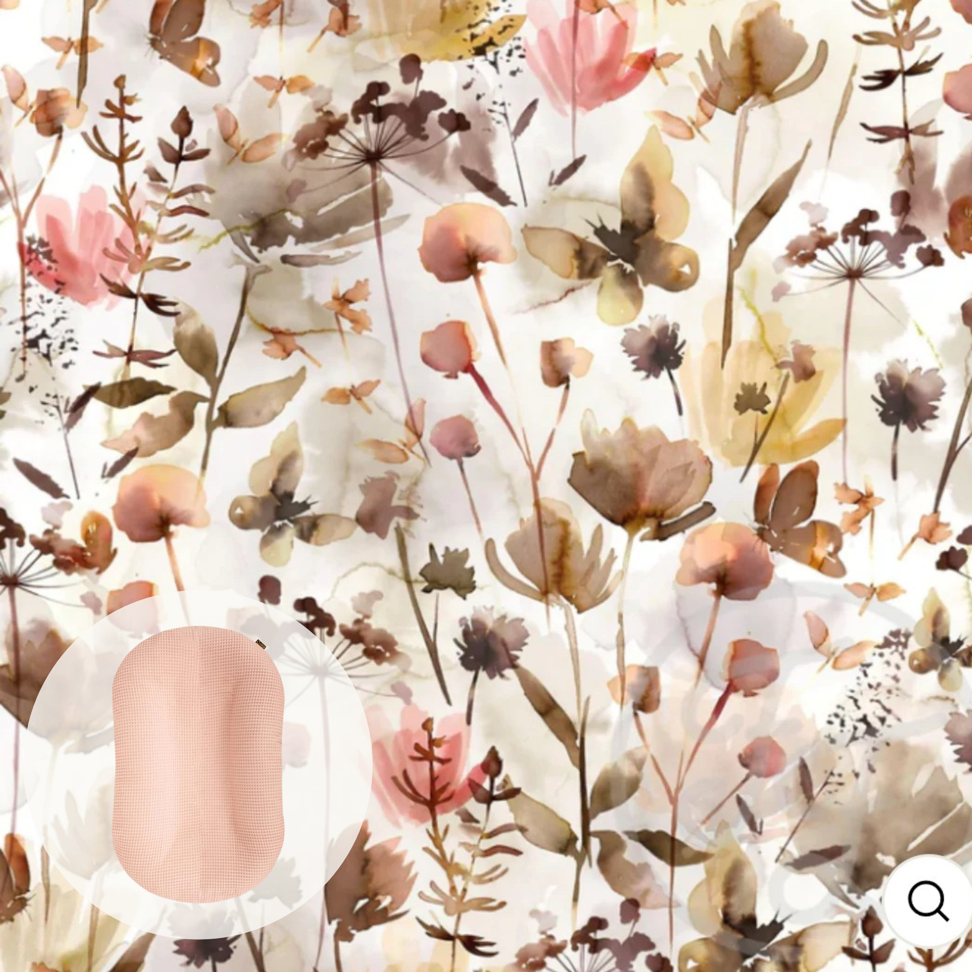 Ukje - Vente Lange – bébé - Snuggle Me Organic | Housse de chaise longue pour bébé | Wild Flowers0