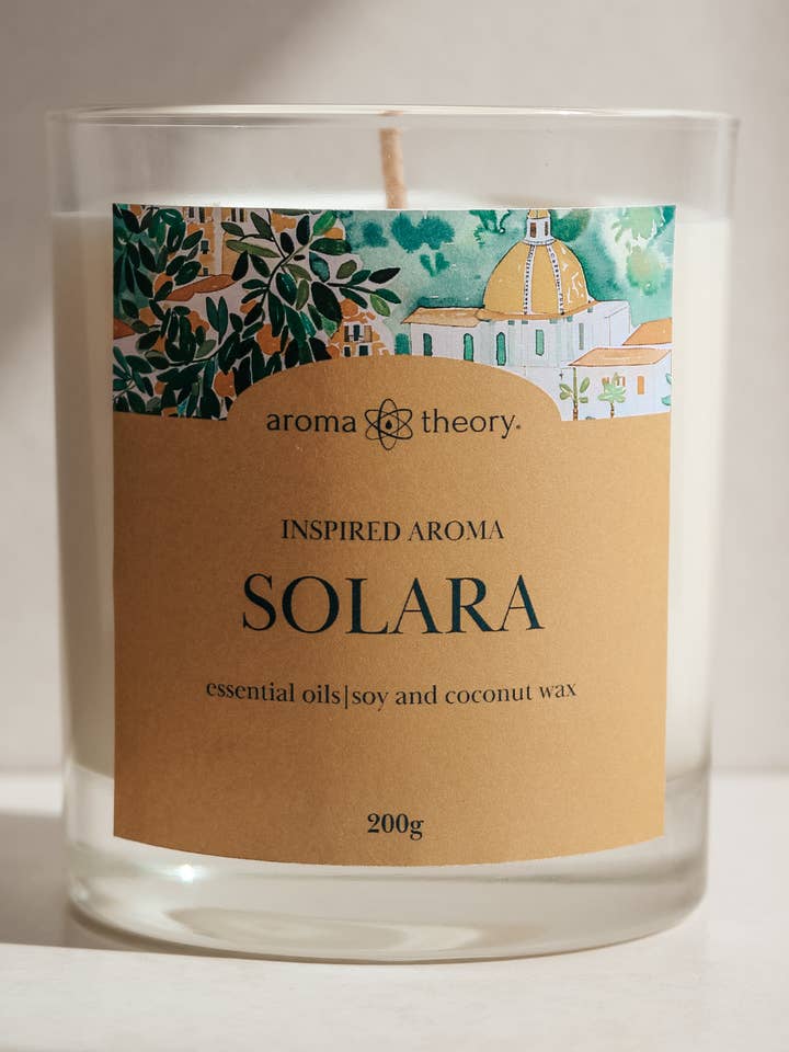 Solara Candle - Essential Oil Blend | 200g for wholesale by Aroma Theory