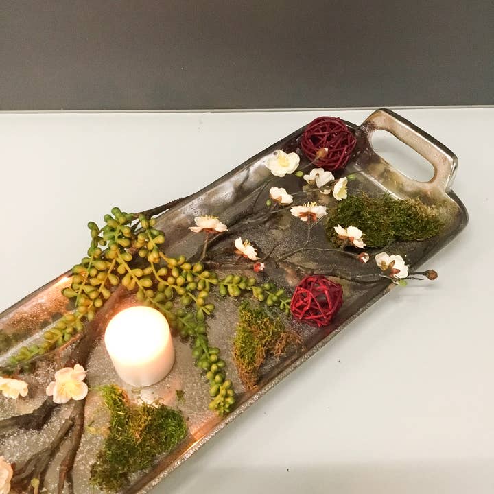 India Handicrafts Inc – Engroshandel Pyntebakke – 2-i-1 lang bakke5