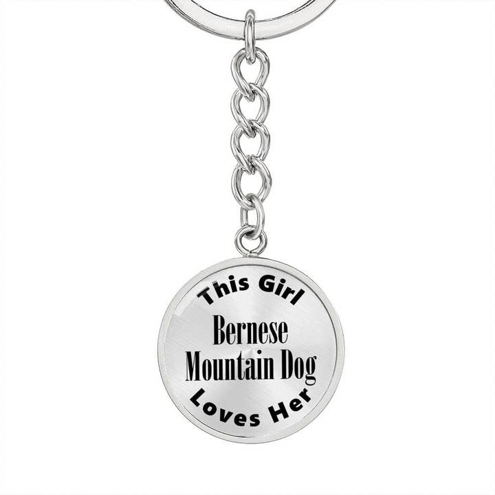 Bernese Mountain Dog - Luxury Keychain for wholesale by Unique Gifts Store