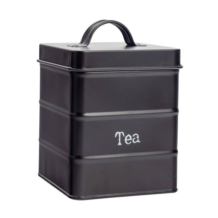 Harbour Housewares Boîte à thé de cuisine Noir pour la vente par Rinkit Ltd