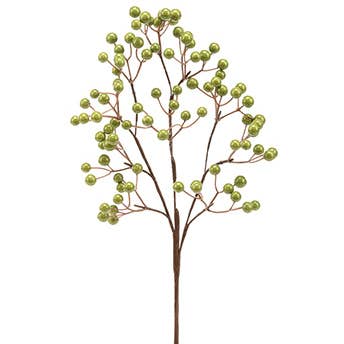 Napco - Wholesale Artificial Flowers - Pick, Green Berry Item # 414310