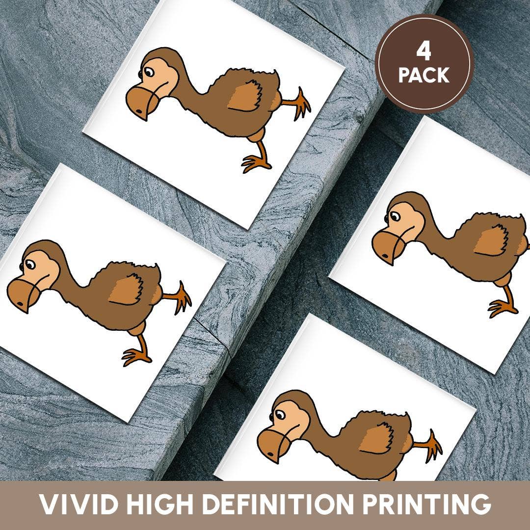 3dRose - Wholesale Coasters - 3dRose, Funny Dodo Bird Cartoon, Coaster5