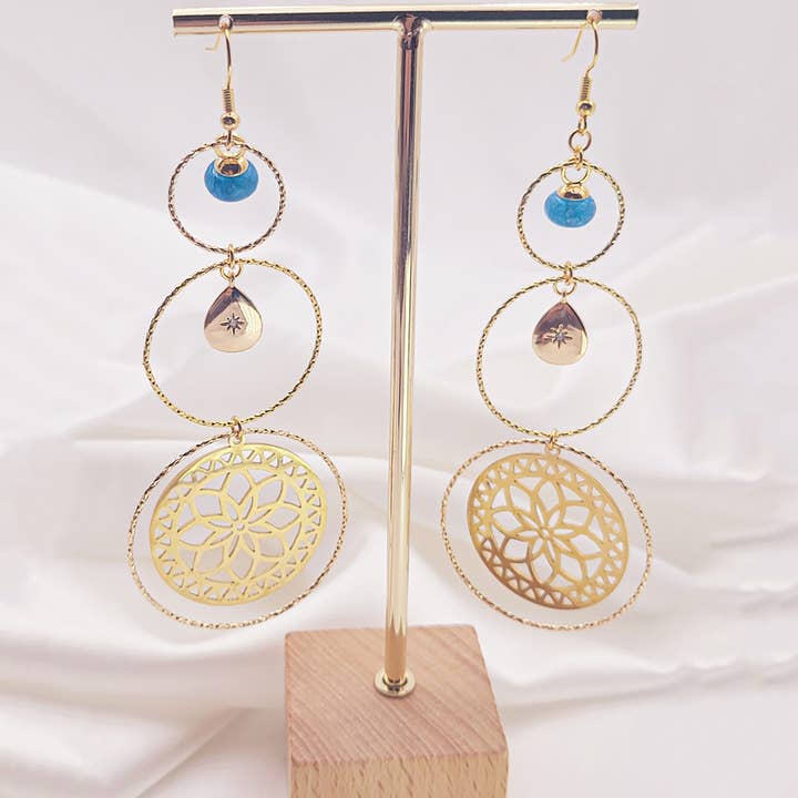 Evannah Blue Tanzanite Earring (Copy) for wholesale by Moira Bijoux Creation