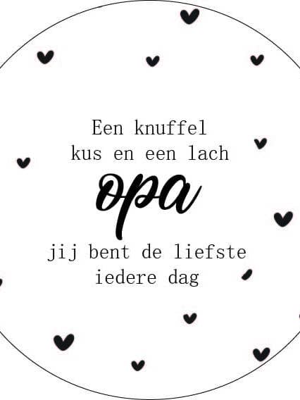 Muurcirkel Opa voor wholesale door Gewoon ZieZo