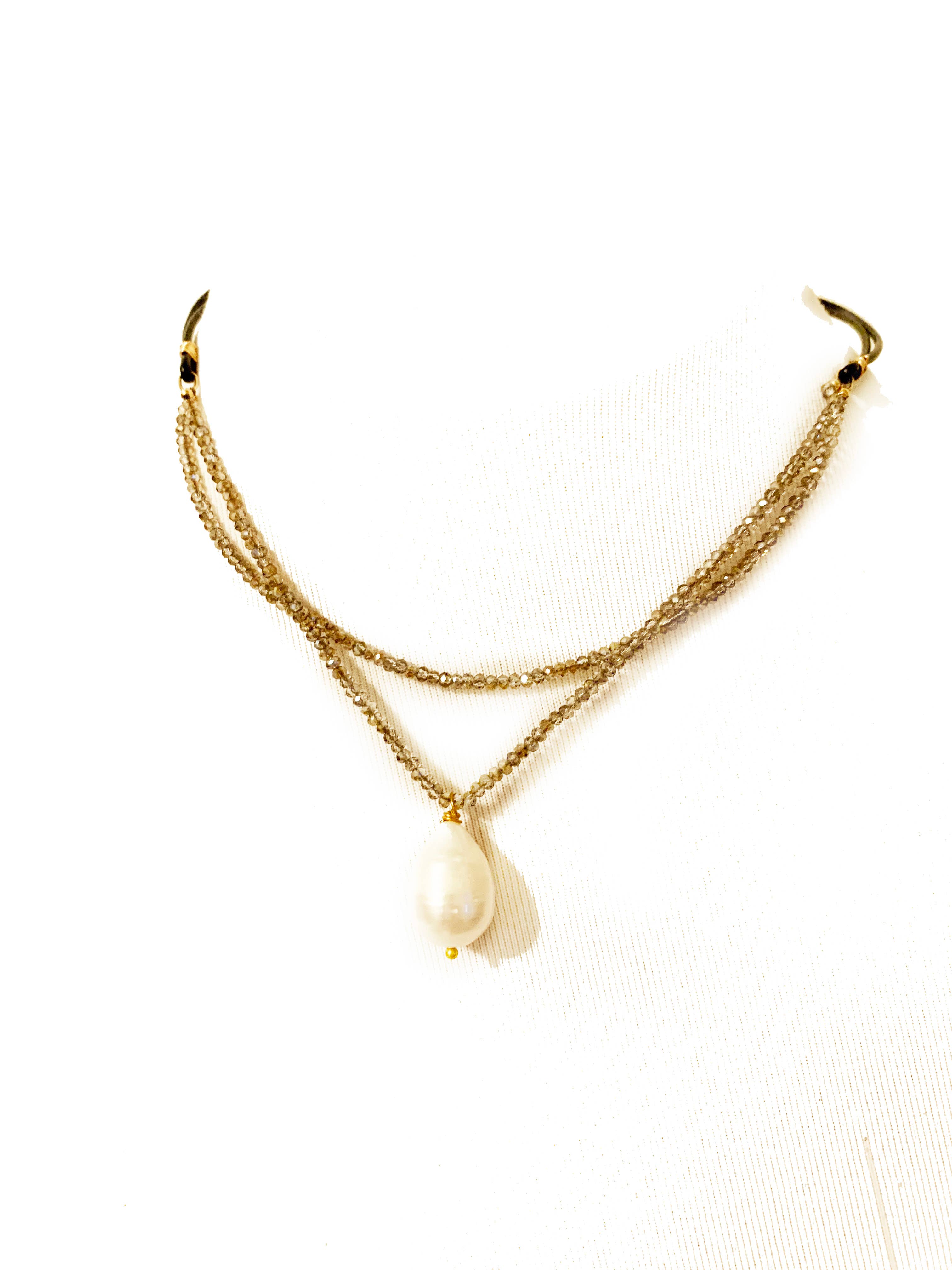 Hila - Wholesale Pendant/Charm Necklace - Cape Double Stranded Pendant Necklace21