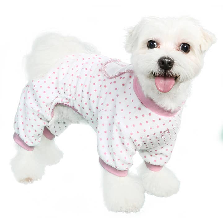 Pooch Outfitters - Wholesale Pet Pajamas - Dog - Llama Pajama - Pink1