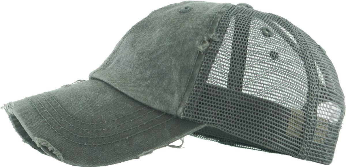 KBETHOS – Boné de beisebol - Mulher por atacado – Boné ajustável de malha com abertura para rabo de cavalo24